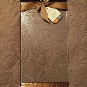 Elegant glass appetizer platter